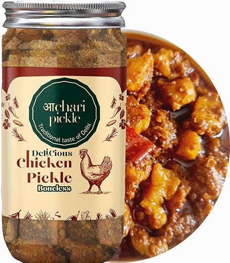 Homemade Chicken Pickle Boneless (400 GM) Non Veg Pickle(Chicken Pickle/Mutton Pickle)